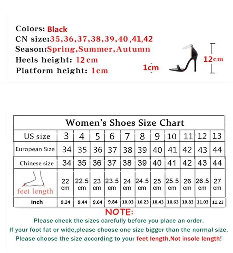 Amozae- Summer Women   Pumps Sandals Stiletto Pointed Toe Ladies High Heels Fashion PU Snake Transparent Female Party Shoes Hot