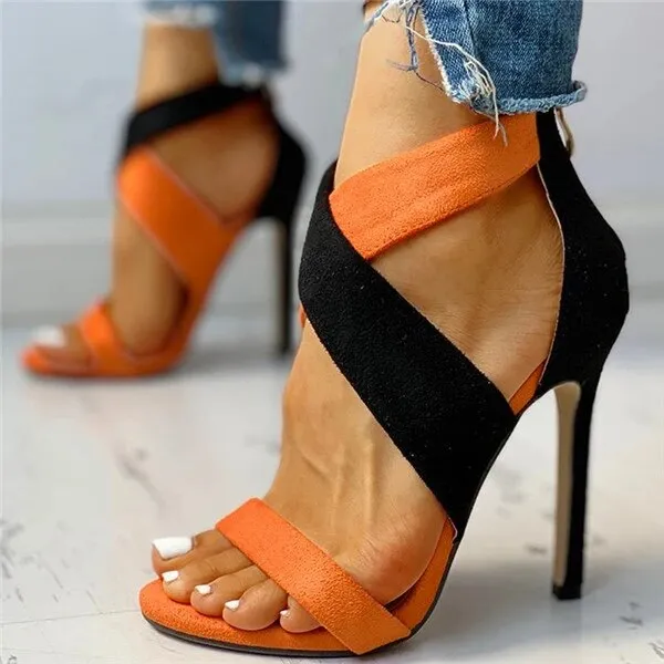 Amozae Women Pumps Snake Wedding Shoes Sandals Summer Low Heel Shoes PU  Gladiator Luxury Shoes Women Designers Zapatos De Mujer
