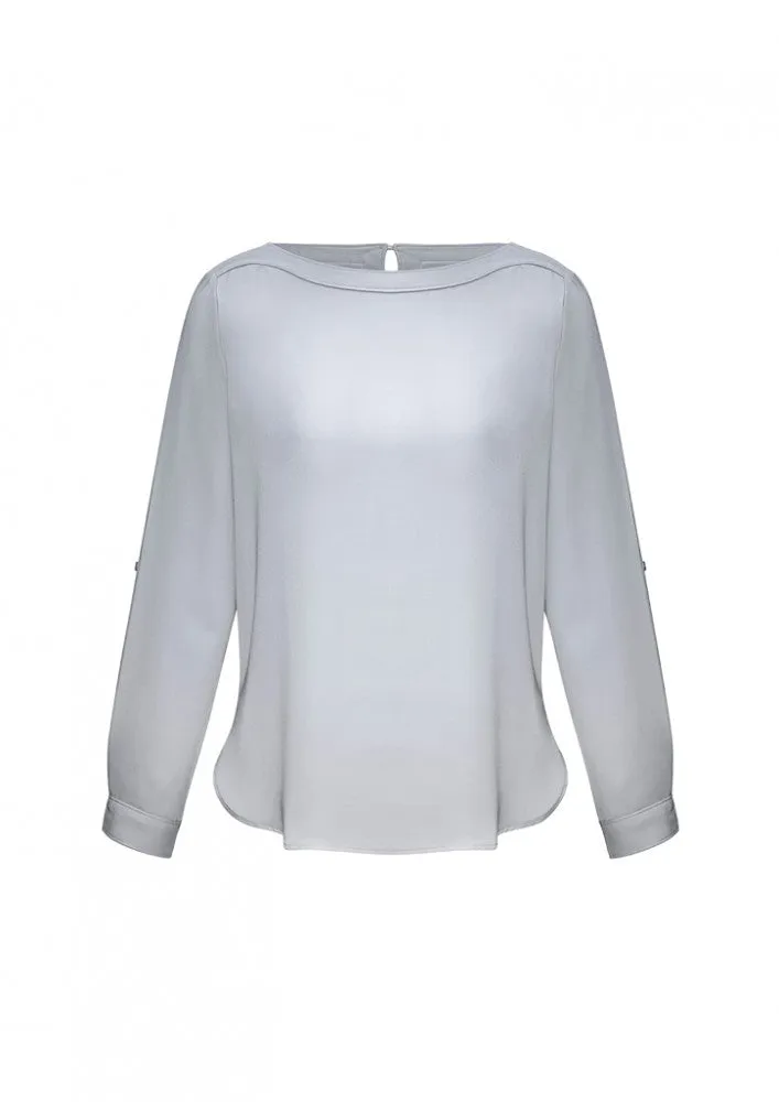 Biz Ladies Madison Boatneck Blouse