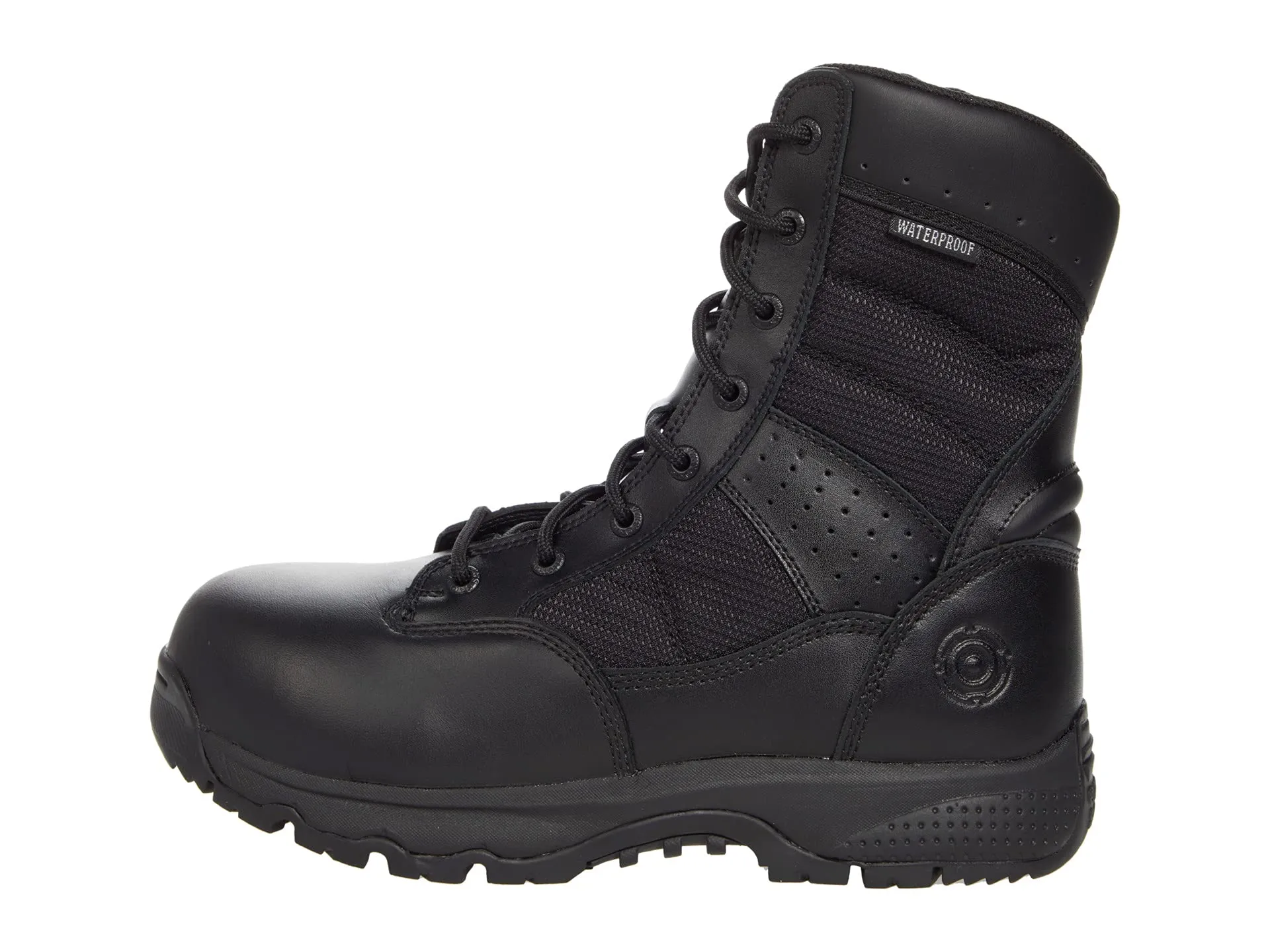 Boots Original S. Metro 9" Side Zip Safety Toe, black