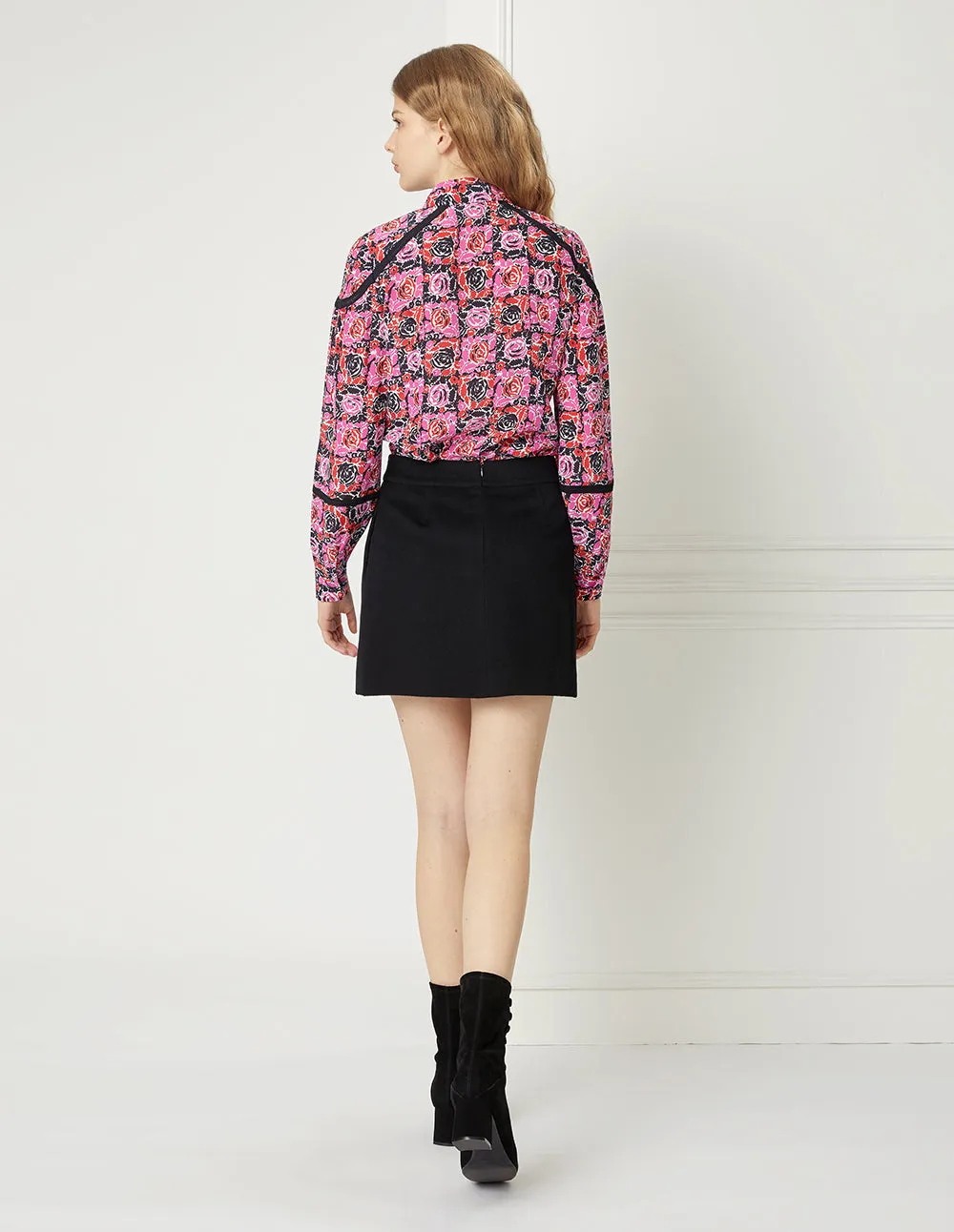 BORA AKSU SIDE ZIP-UP MINI SKIRT