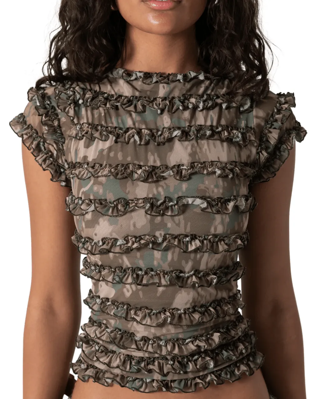 Bye Bambi - Amelia Ruffle Set in Camo