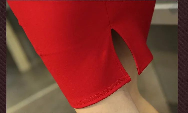 Elegant Open Slit Skirts