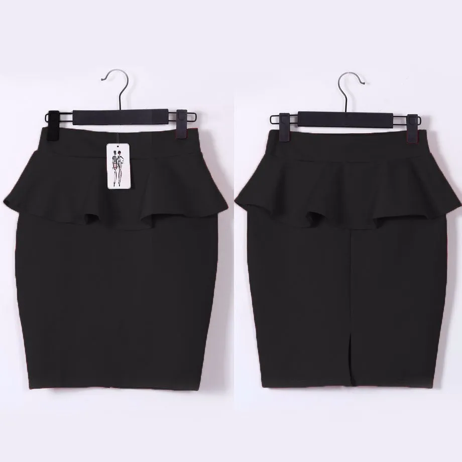 Elegant Open Slit Skirts