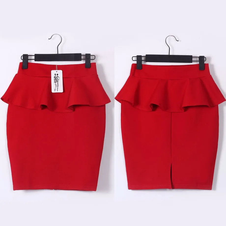 Elegant Open Slit Skirts