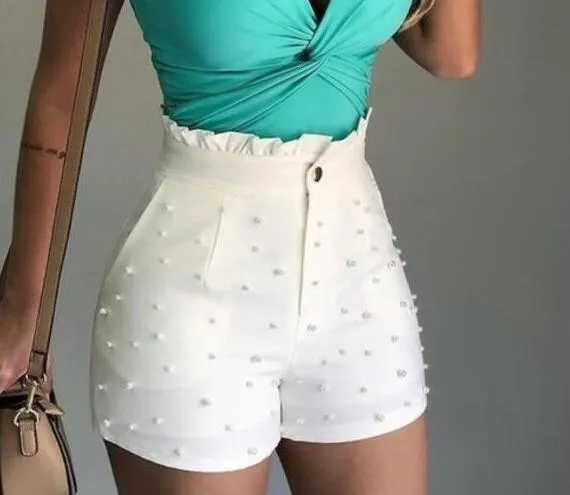 Fashion Cannon Beads Shorts