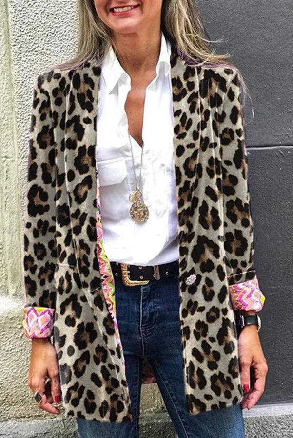 For Eternity Reversible Retro Print Blazer