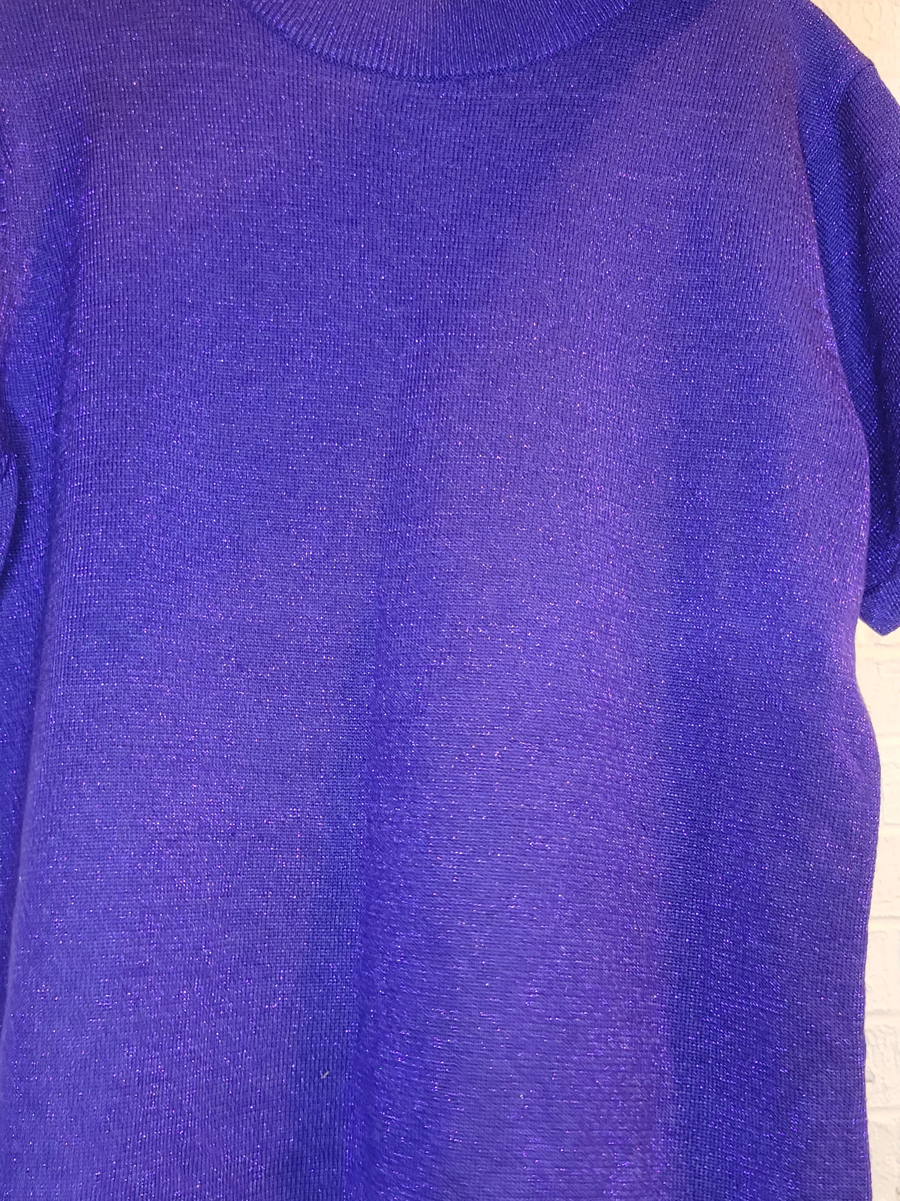 M - Royal purple sweater top
