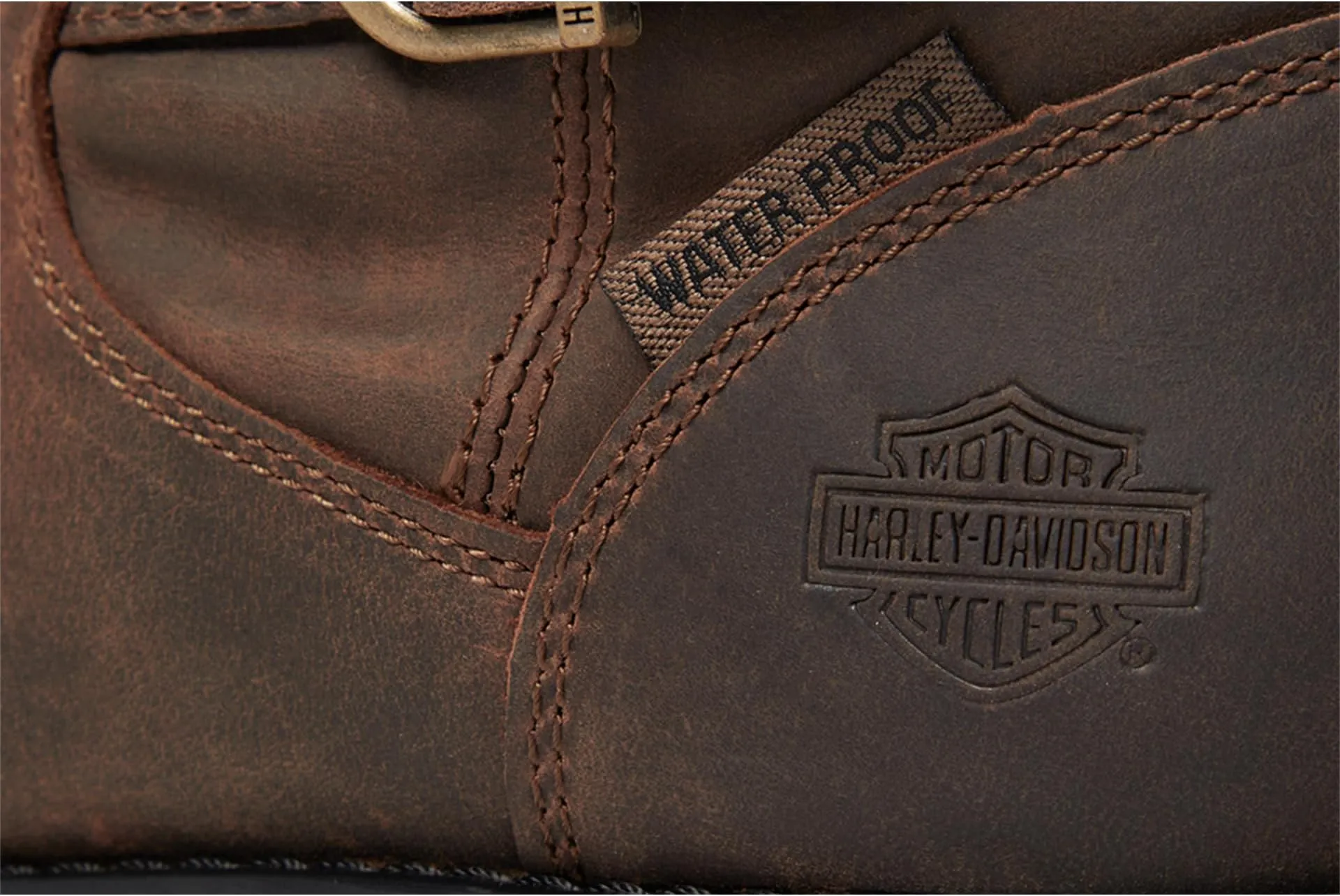 Motorcycle boots Almand 9" Harley-Davidson, brown