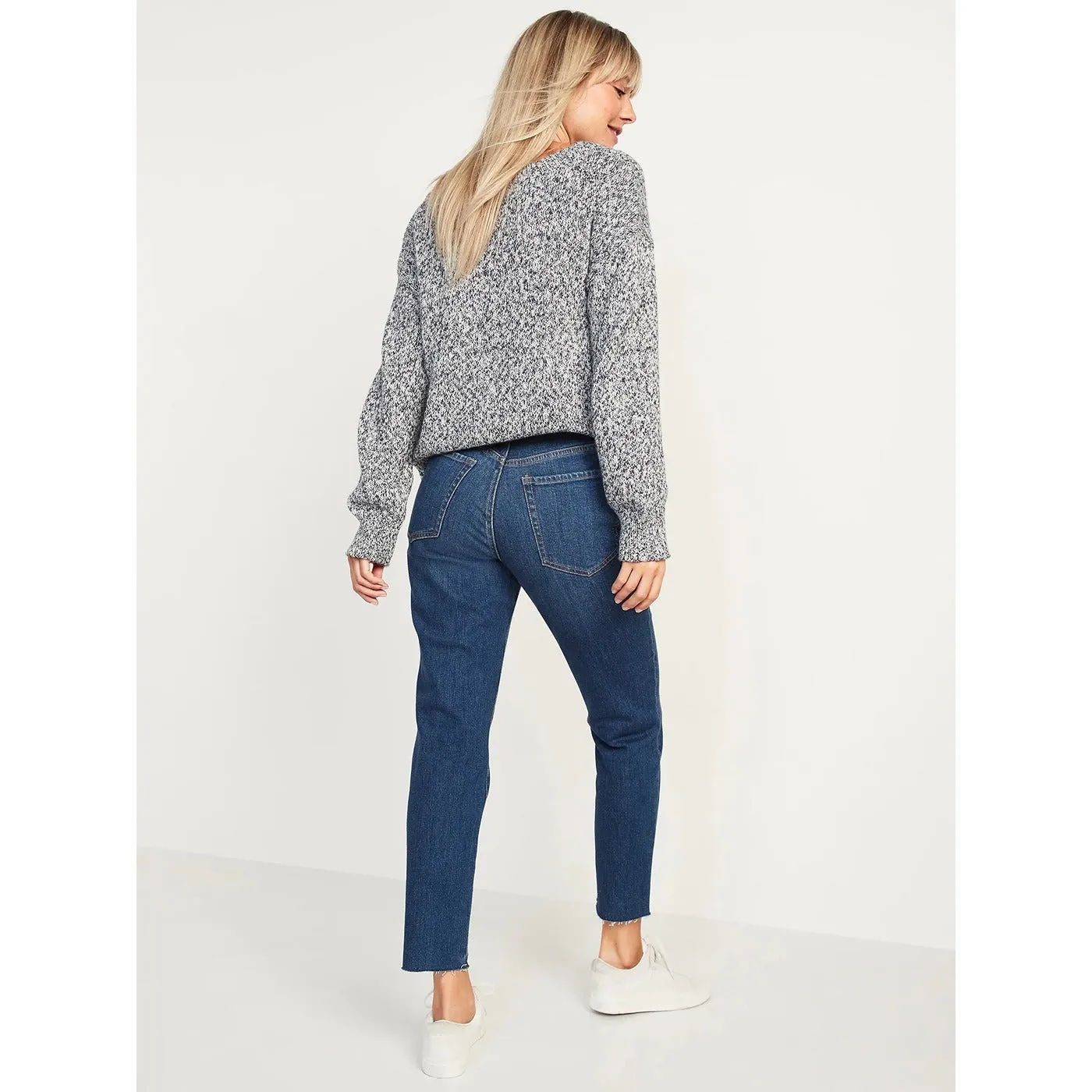 ON Button-Fly Straight Jeans