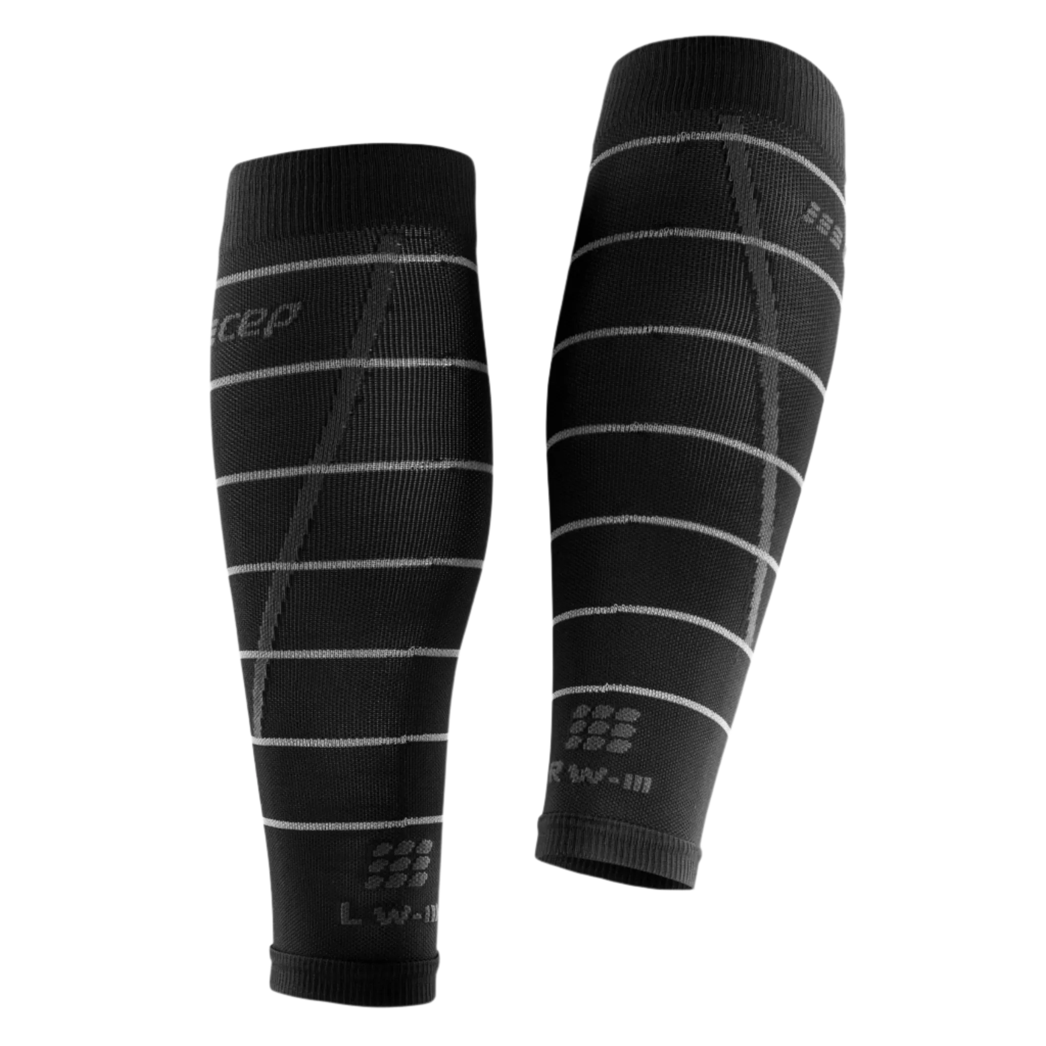 Reflective Compression Calf Sleeves, Women