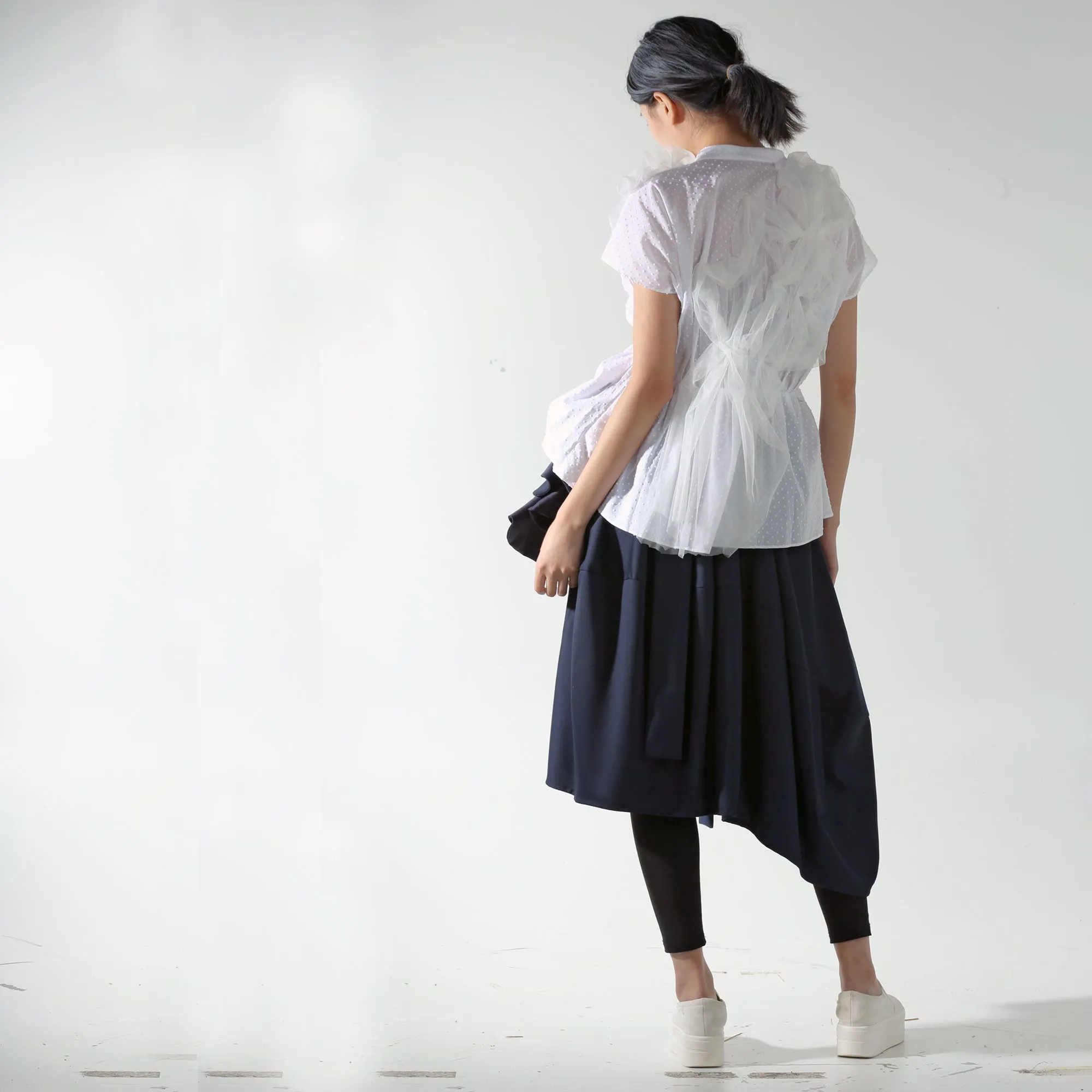 Shirt - Mesh Applique Z
