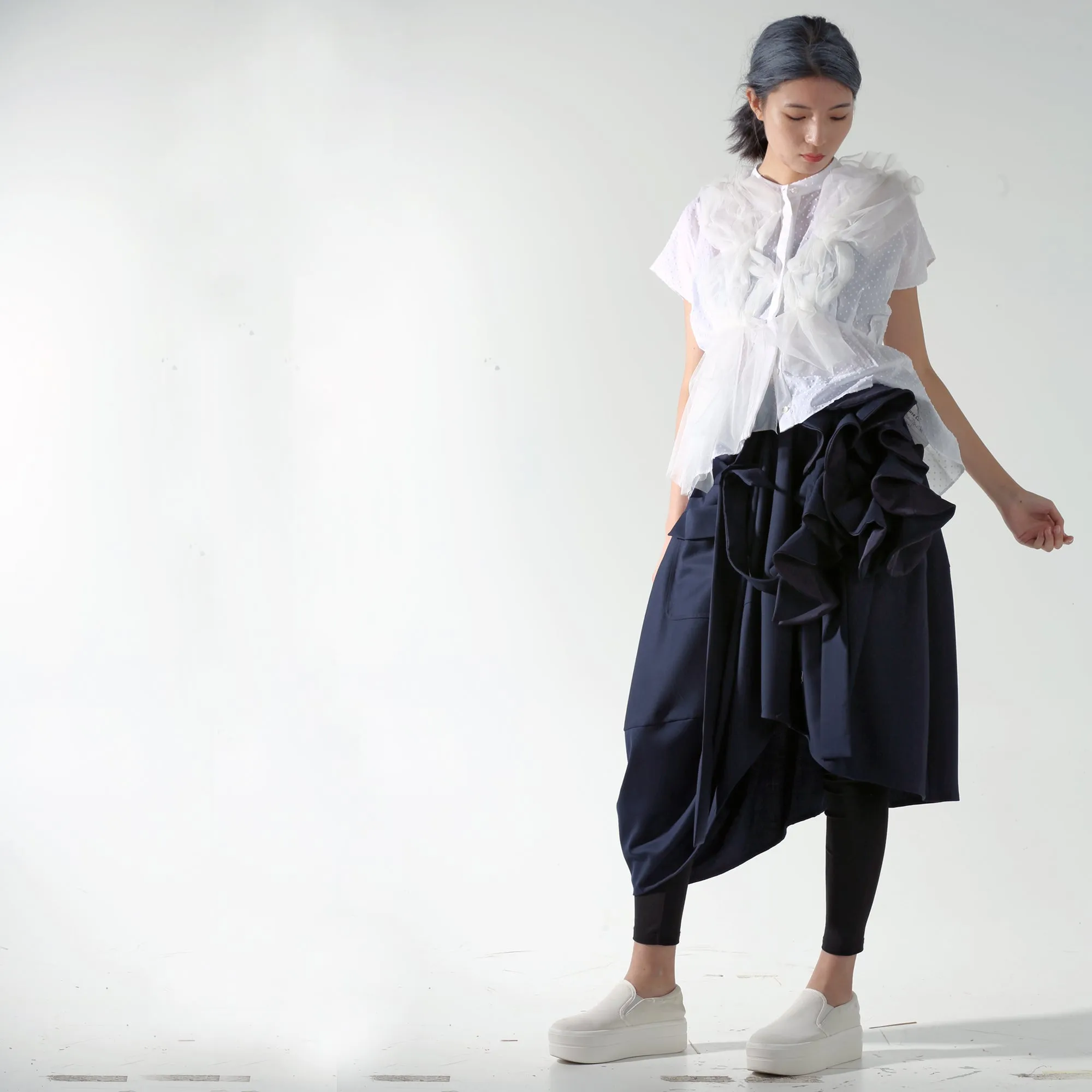 Shirt - Mesh Applique Z
