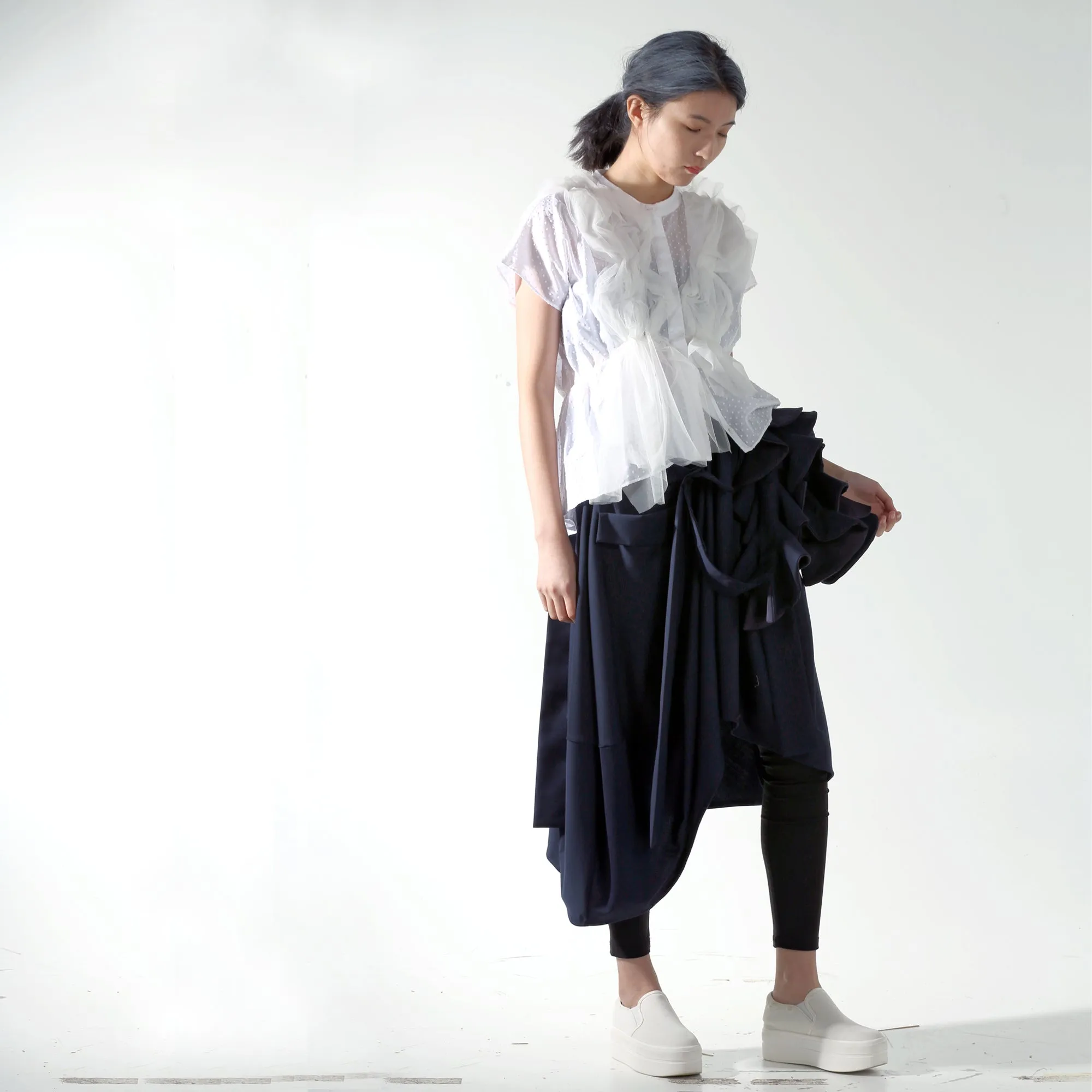 Shirt - Mesh Applique Z